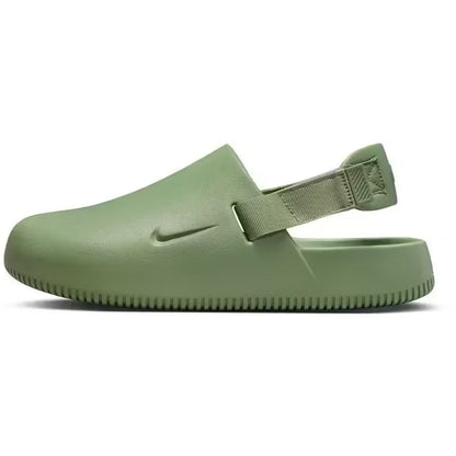 Calm Mule "Oil Green" Slides