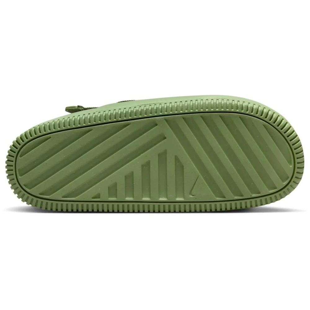 Calm Mule "Oil Green" Slides